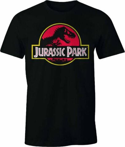 T-shirt Homme - Jurassic Park - Logo - Noir - Taille S